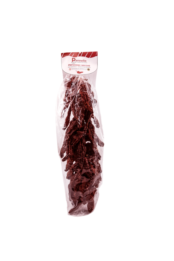 Peperoni secchi di Senise IGP in collana