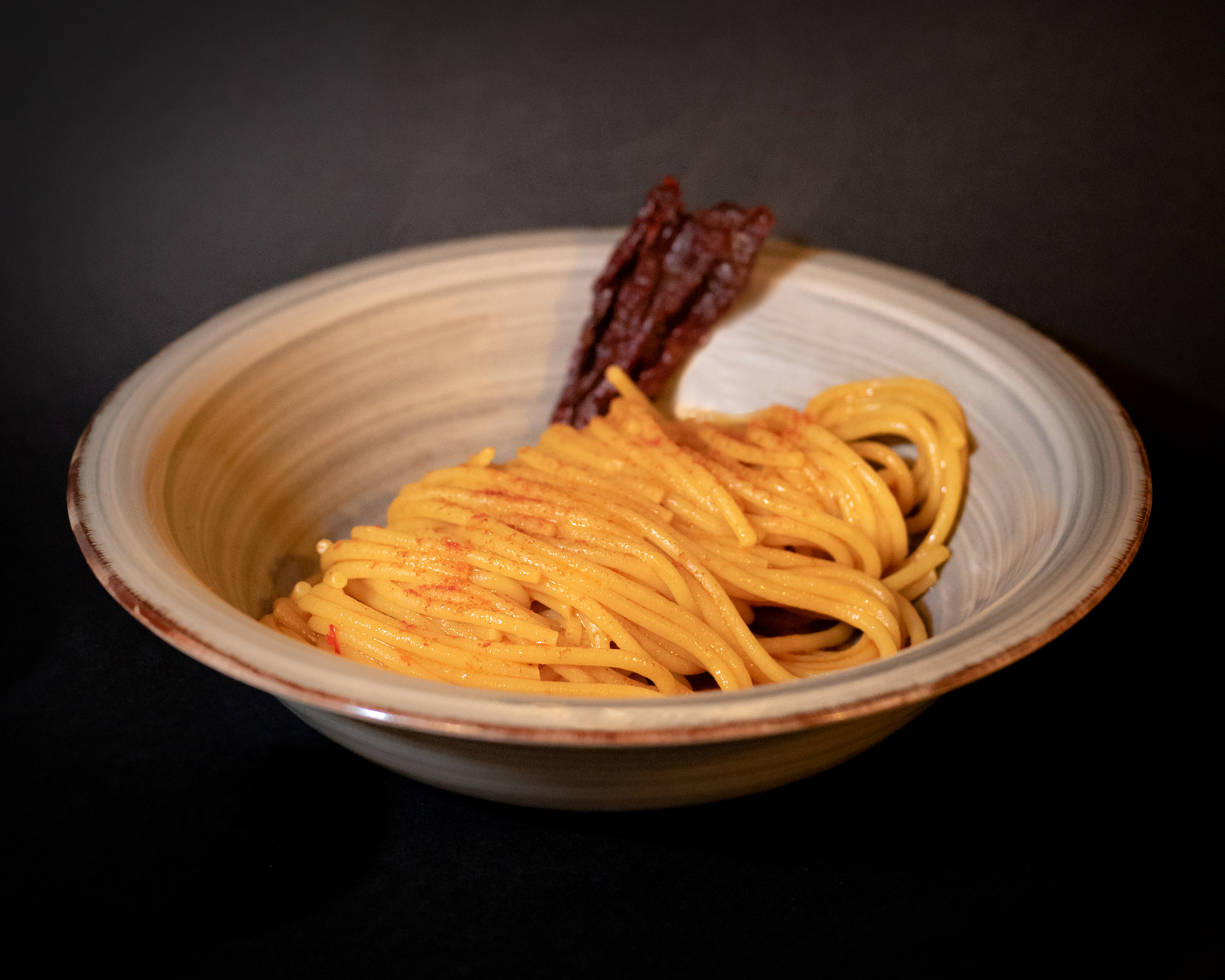 Aglio olio e peperoncino e polvere di Peperone di Senise IGP